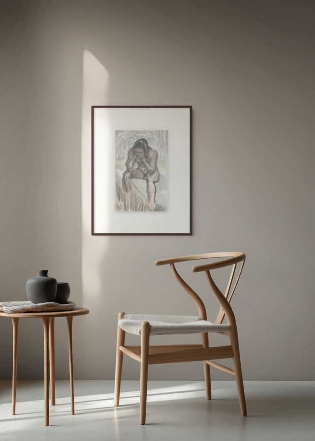 Model Drawn From Life with Head Resting on Shoulder - Image 2